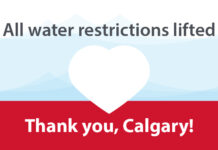 The City of Calgary today announced that all water restrictions have been lifted.