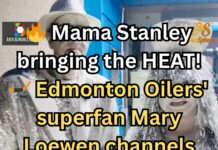 Mama Stanley, aka Mary Loewen, is a superfan of the Edmonton Oilers, and she’s been making waves with her iconic look!Â